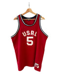 Vintage 2003 Polo Sport Ralph Lauren 5 Red Basketball Jersey