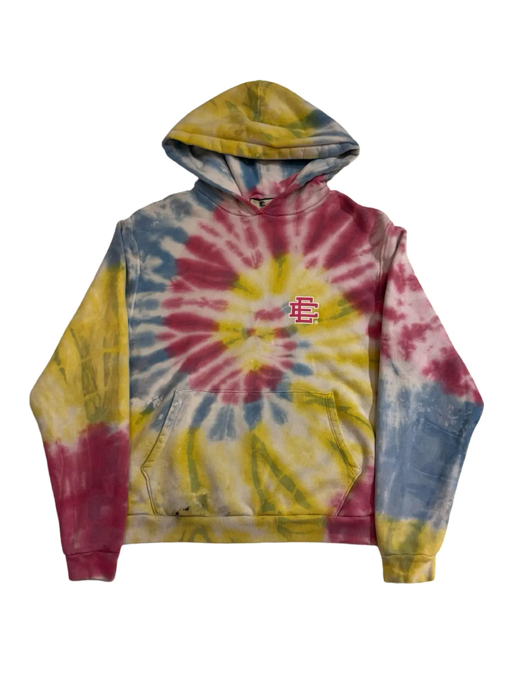 Archive Eric Emanuel Oversized Tie Dye Pink Hoodie KIF Vintage