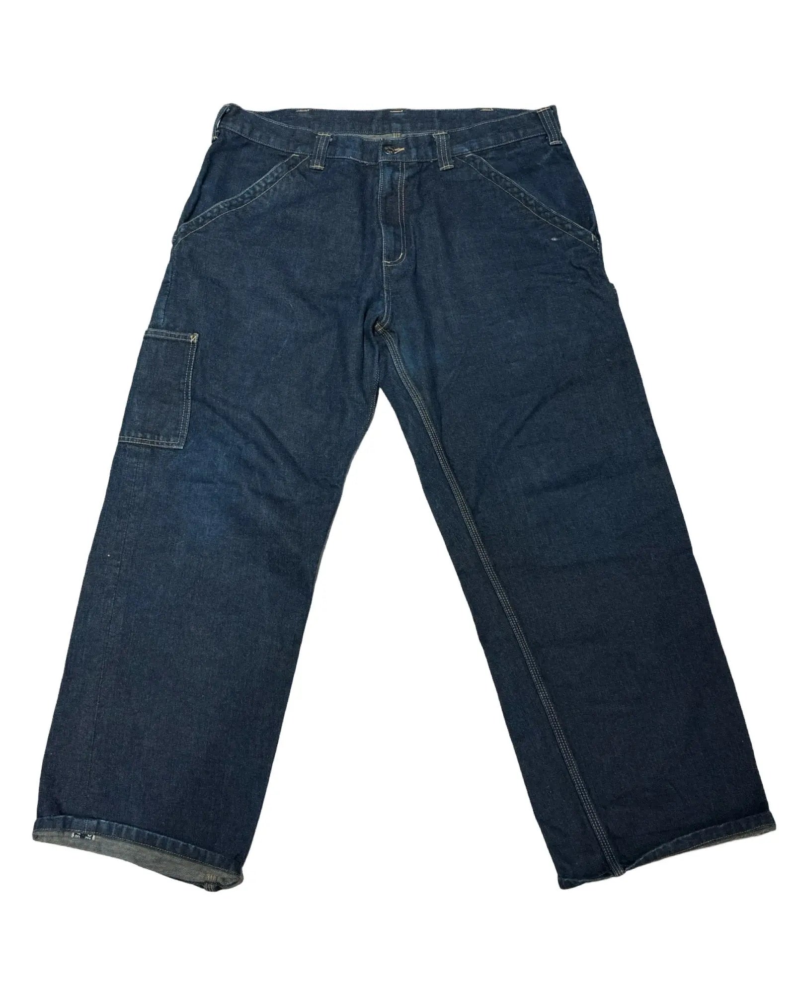 Rare y2k BAPE Baggy Carpenter Denim Jeans size 38 KIF Vintage