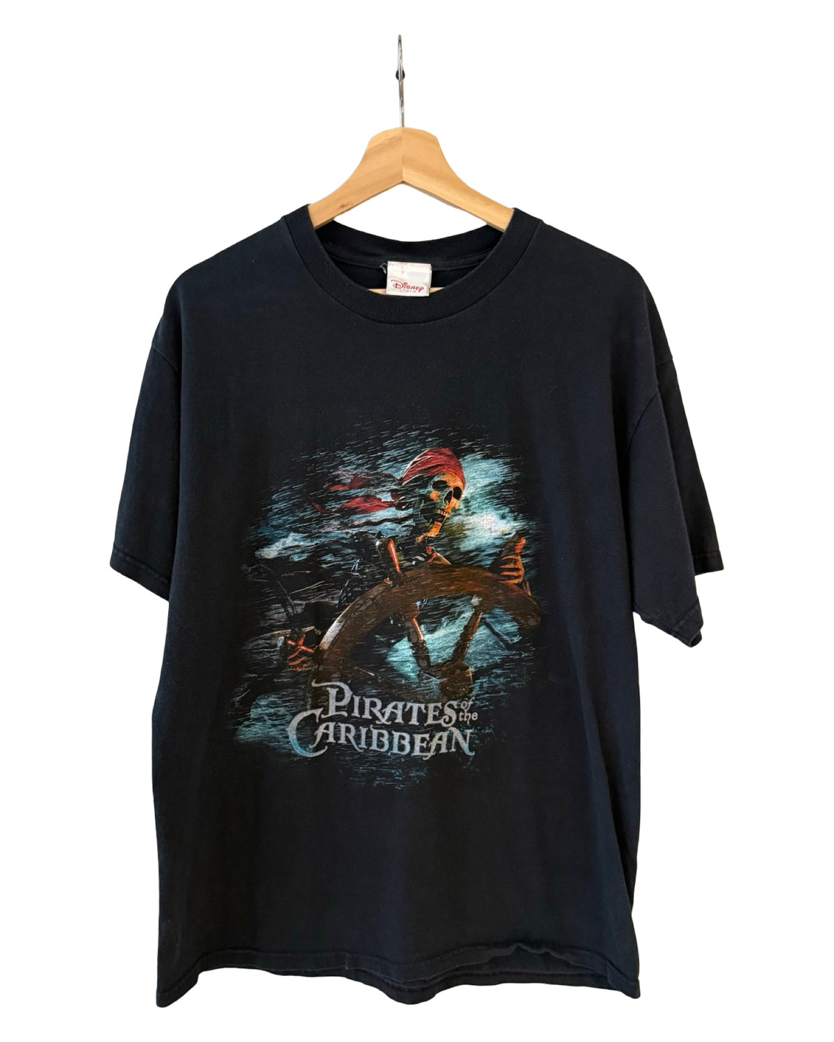Vintage 2003 Disneys Pirates Of The Caribbean Movie Promo Tee