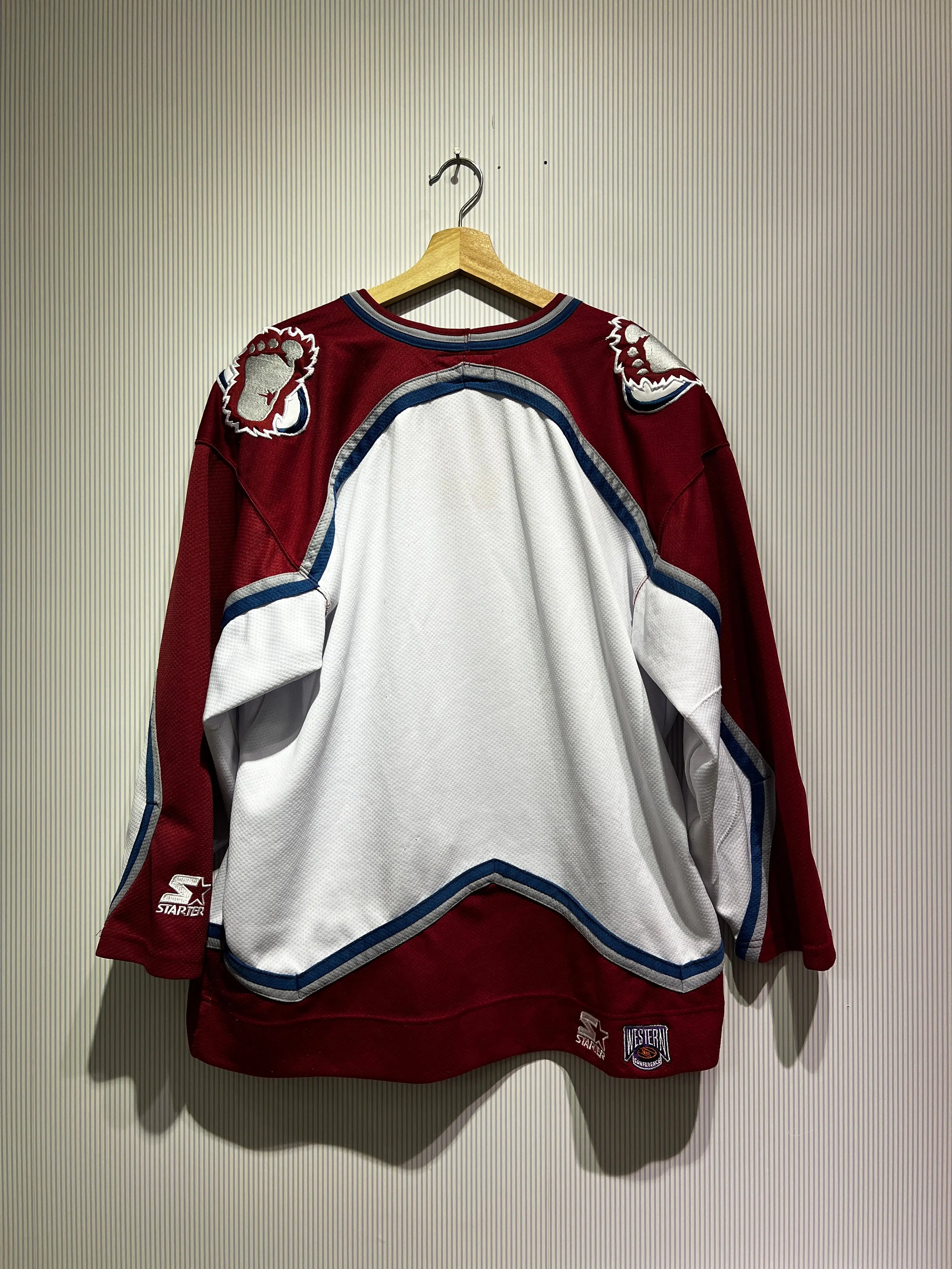 Vintage 90s Colorado Avalanche Starter NHL Hockey Jersey KIF Vintage