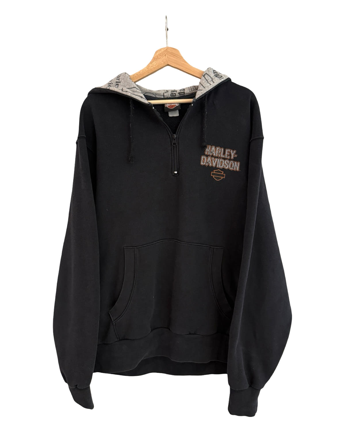Vintage Harley Davidson Canada Quarter Zip Sweater 3rdStrike