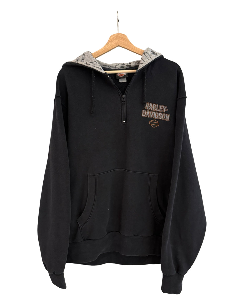 Vintage Harley Davidson Canada Quarter Zip Sweater KIF Vintage