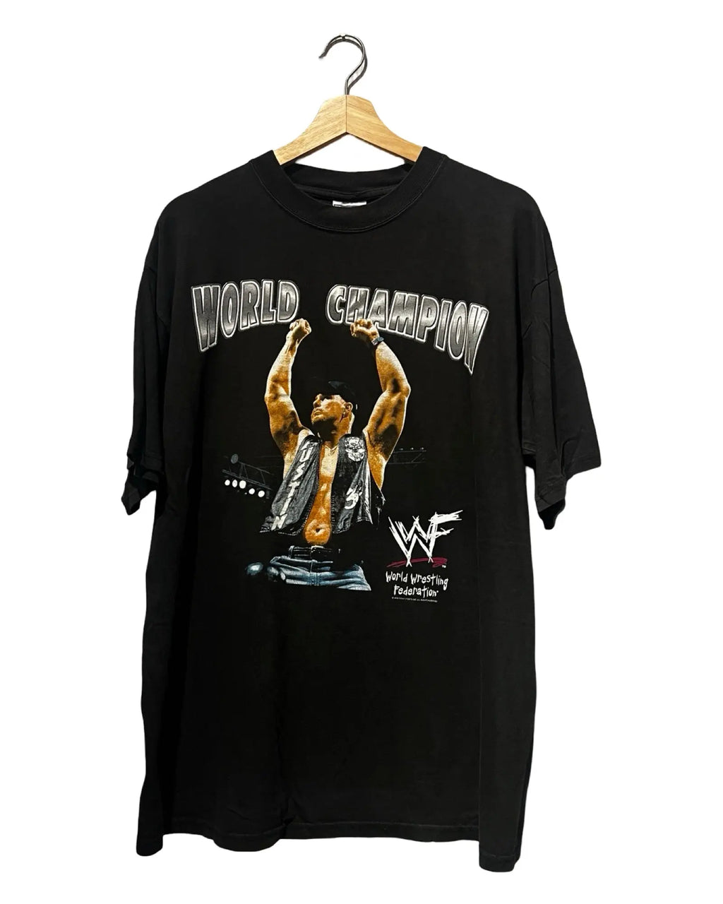 Vintage 1998 WWF Stone Cold World Champion Tee KIF Vintage