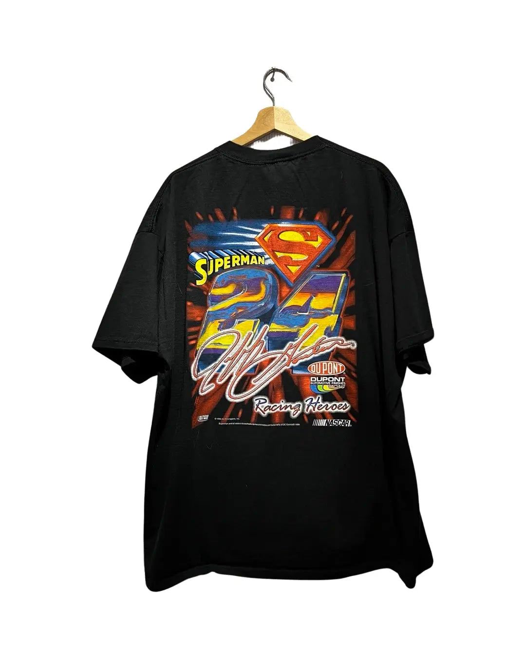 Vintage 90s Nascar x Superman Jeff Gordon Promo Tee KIF Vintage