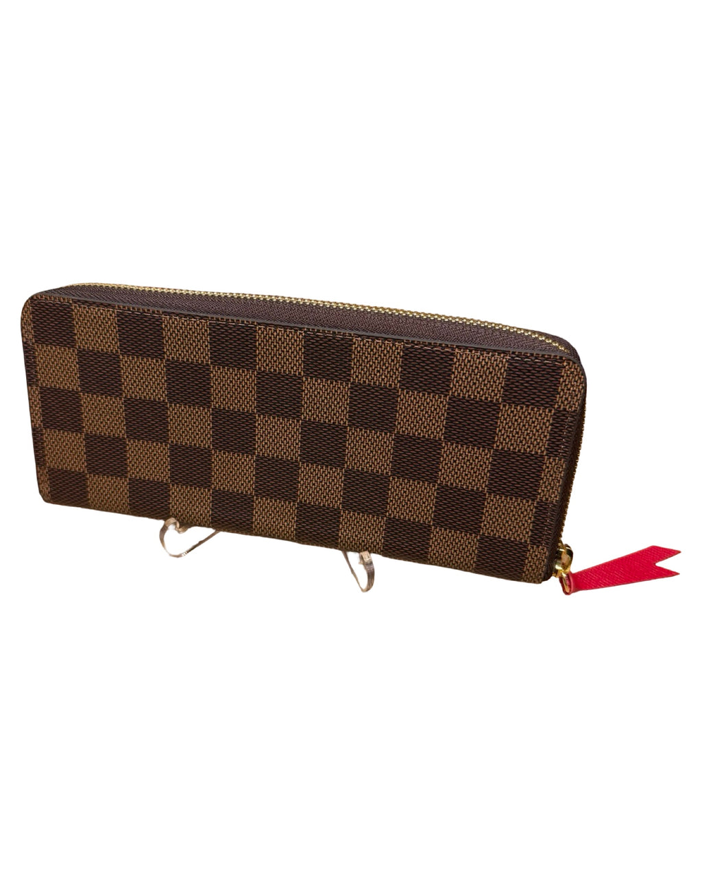 Louis Vuitton Damier Ebene Clemence Cherry Wallet