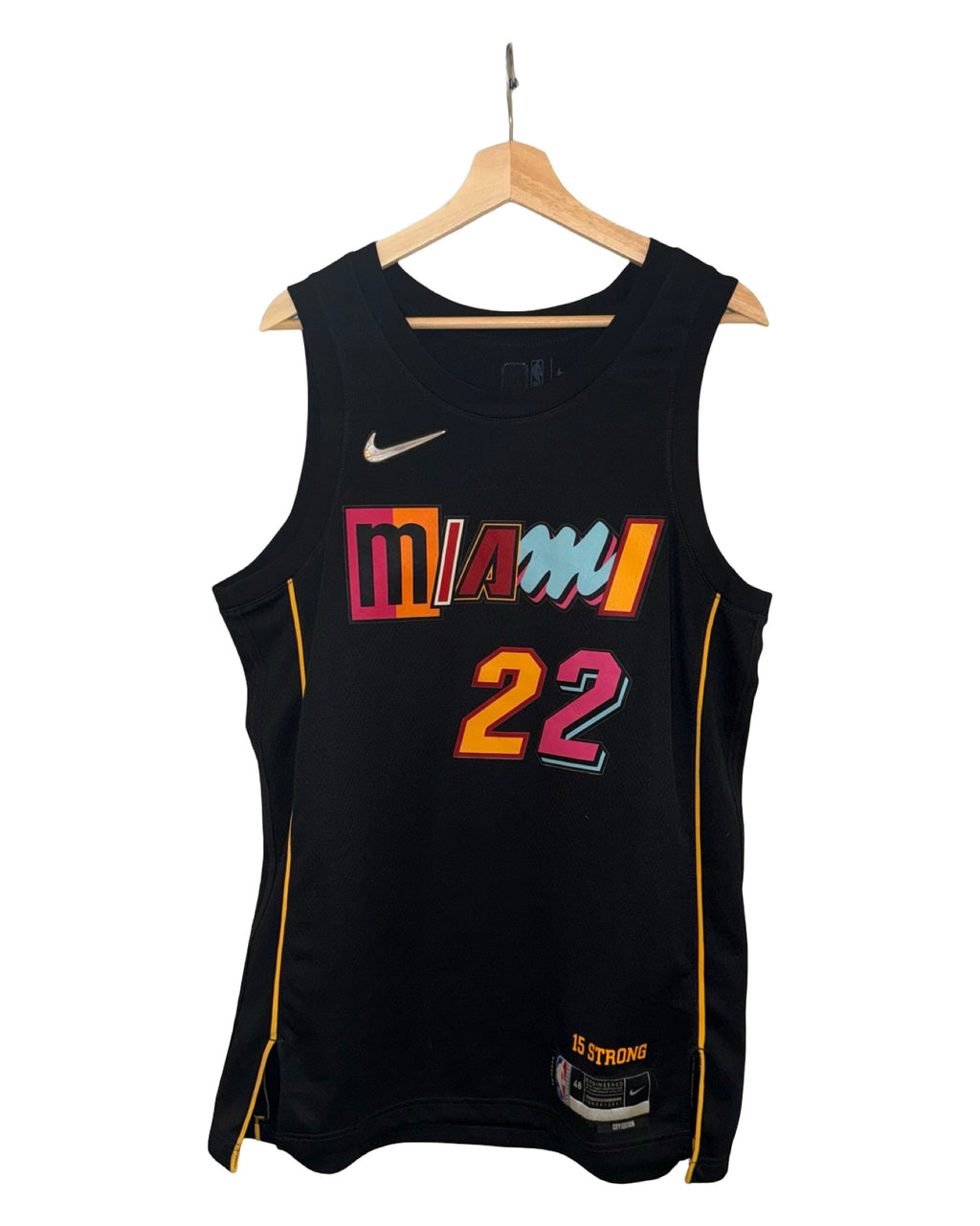 Jimmy Butler Miami Heat #22 Nike City Edition “15 Strong” Jersey
