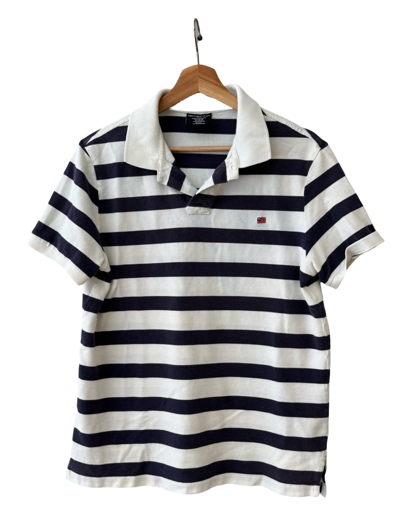 Vintage Y2K polo Ralph Lauren flag logo shirt