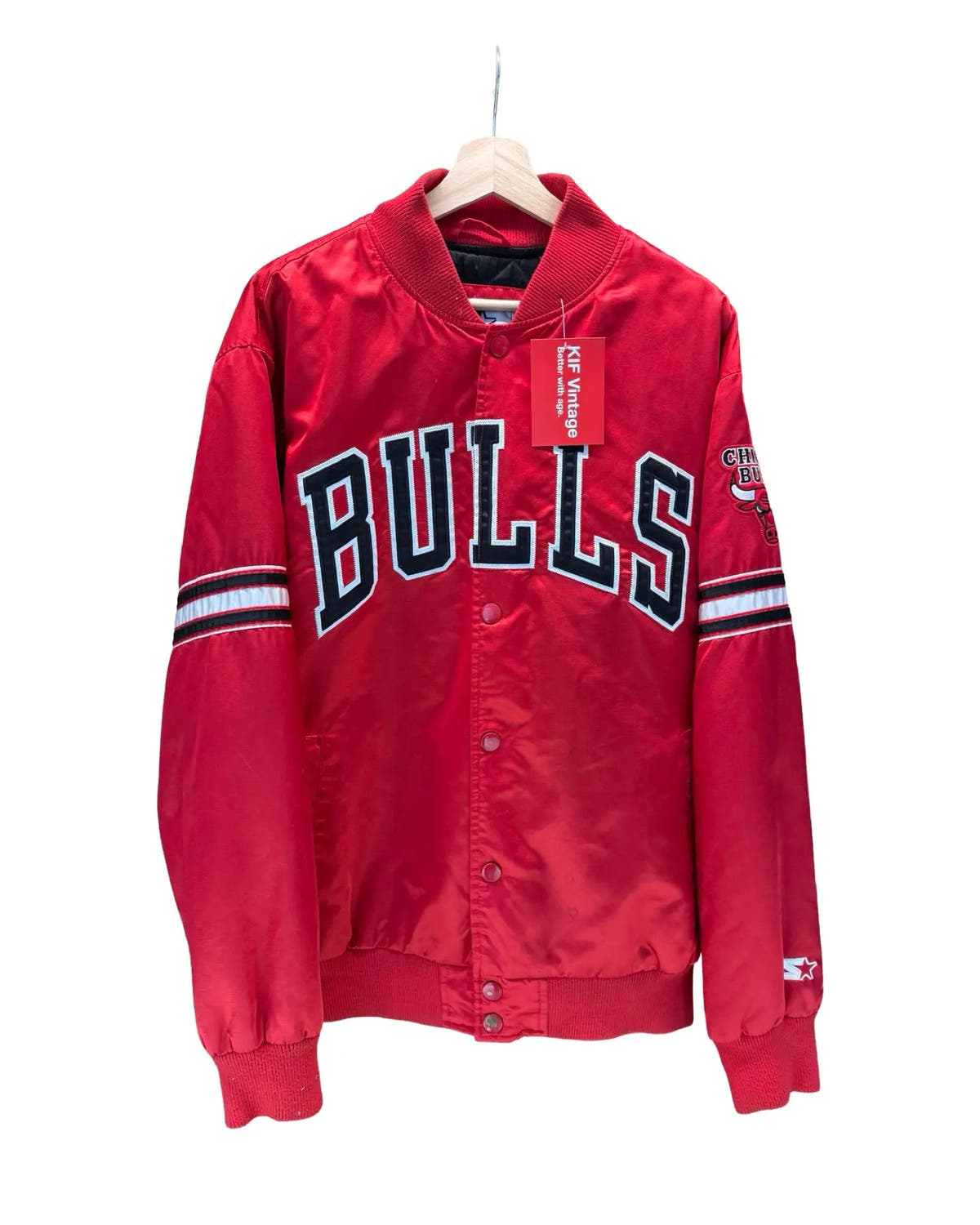 Vintage 90s Chicago Bulls Starter Satin Jacket 3rdStrike