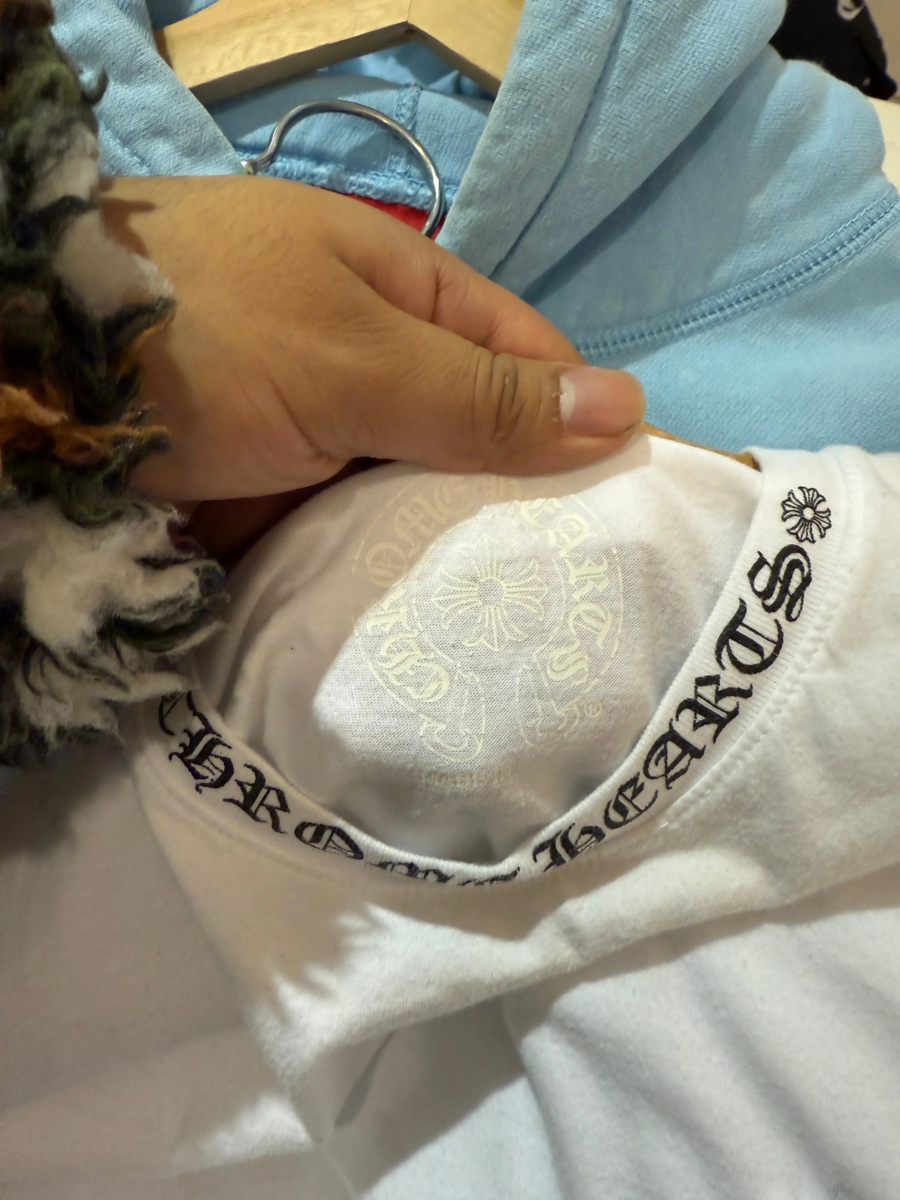 Archive Chrome Hearts Neck Logo Pocket Tee KIF Vintage