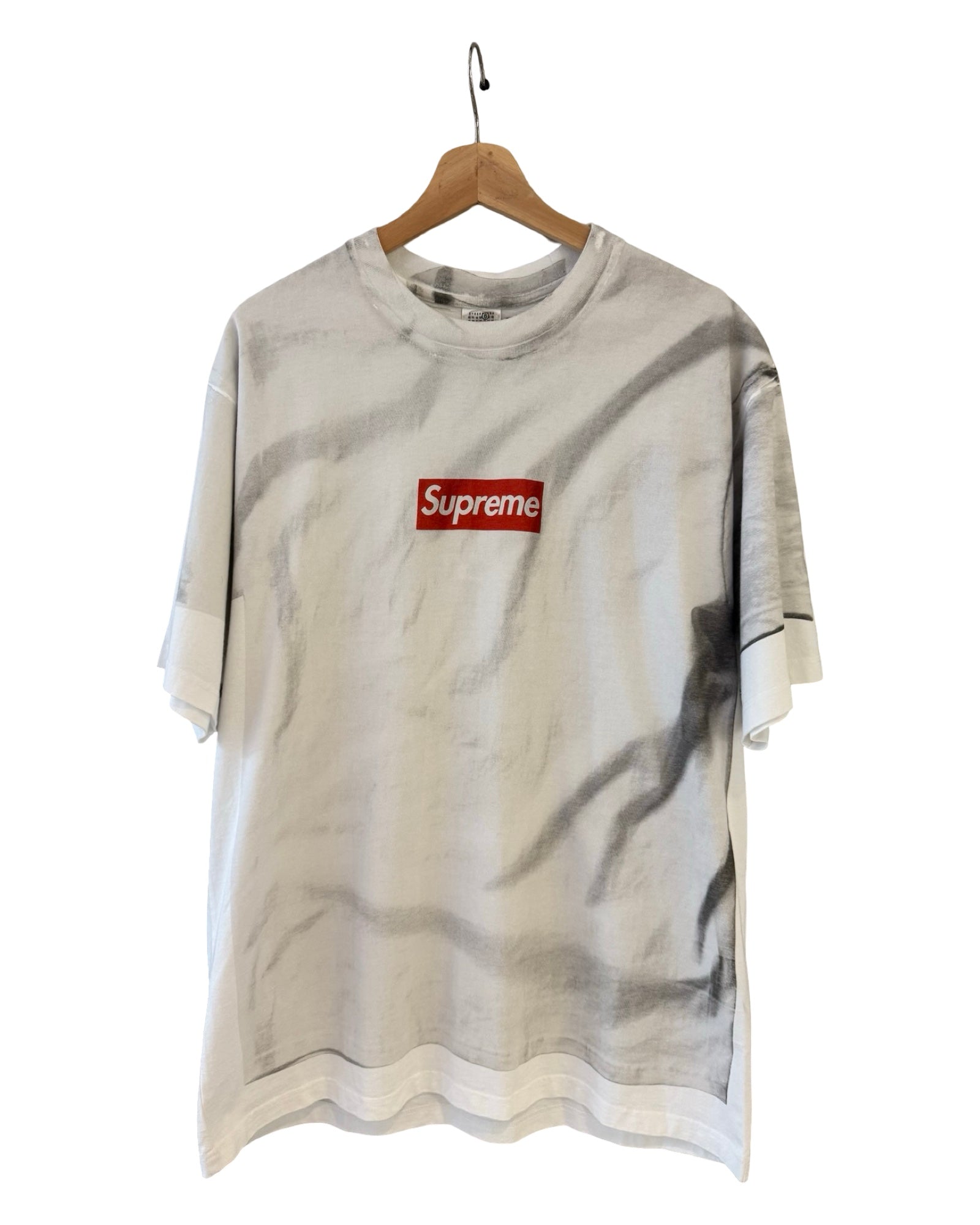 DS Supreme x Maison Margiela 6 White Box Logo Tee