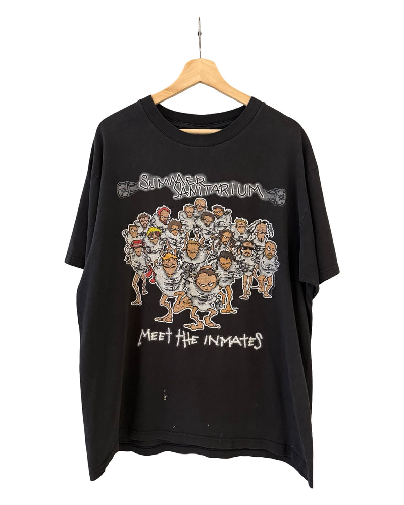 Vintage 2000 Metallica Korn System Of A Down Summer Sanitarium Tour Band Tee