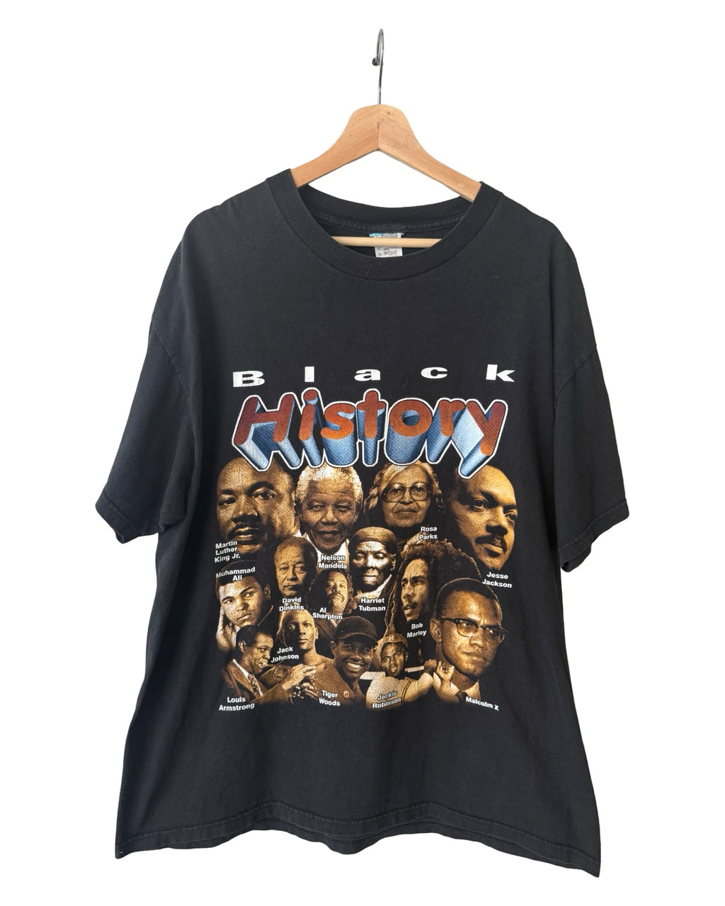 Vintage 90s Black History Figures Rap Tee