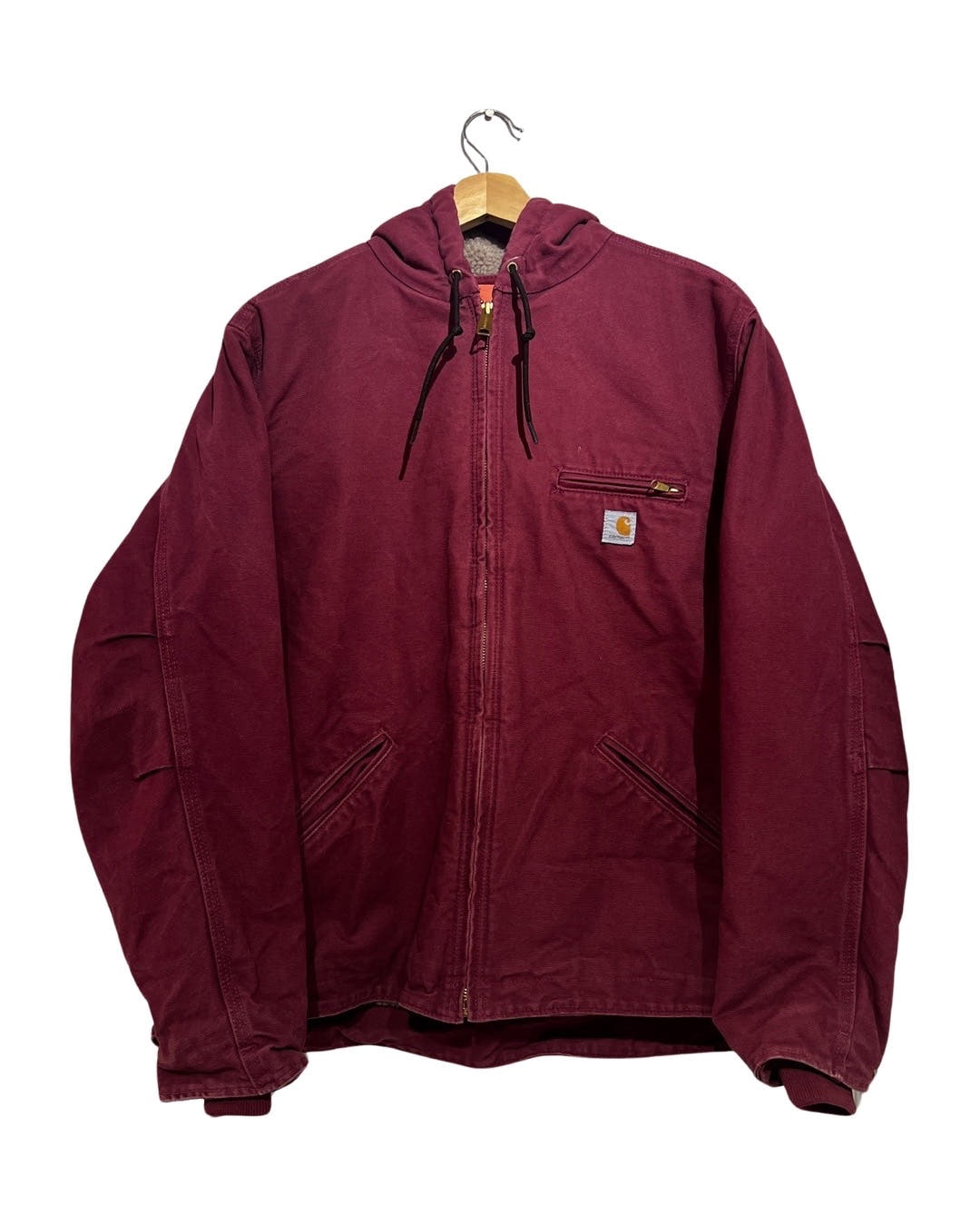 Vintage Rare 90s Carhartt Magenta Zip Up Jacket 3rdStrike