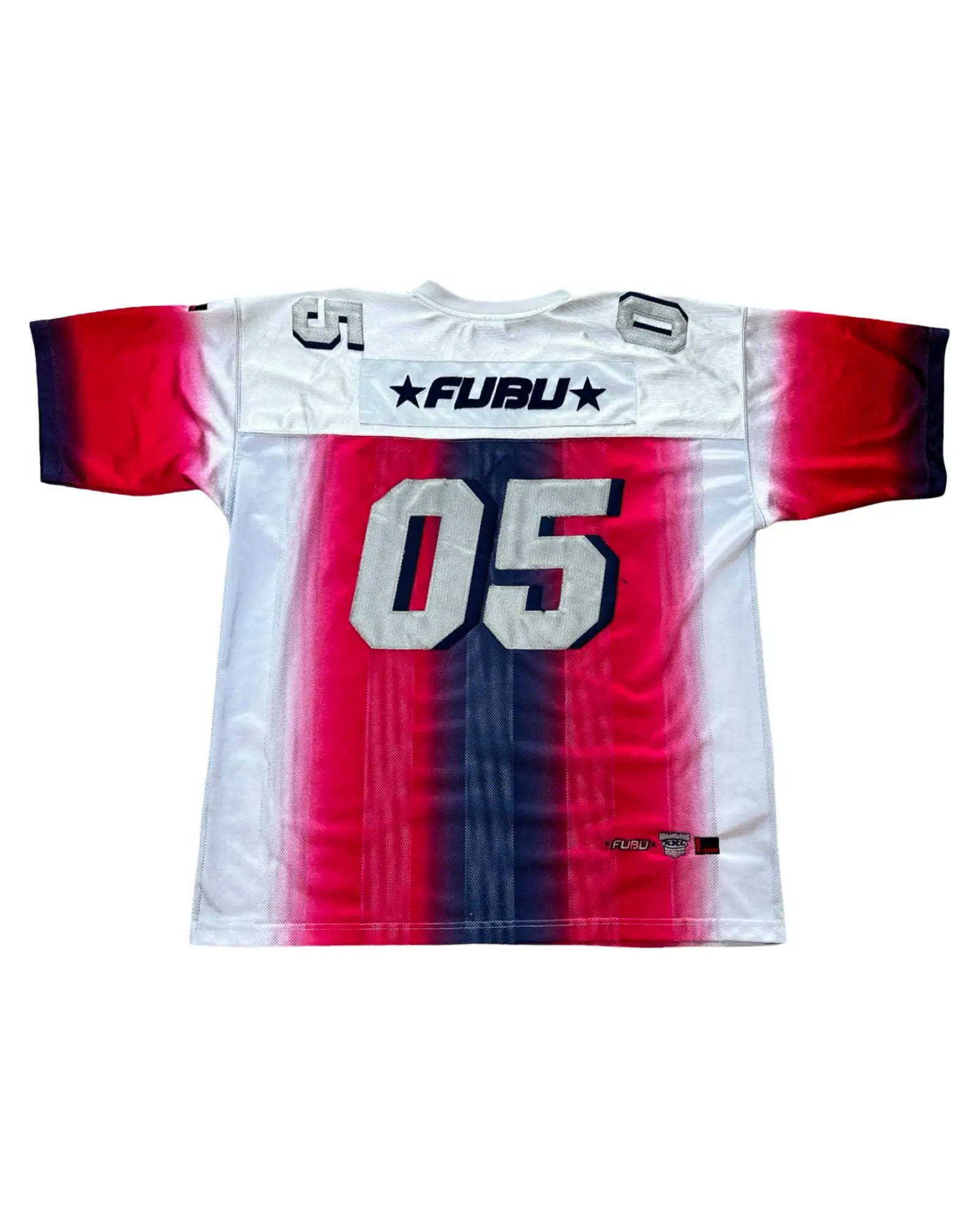 Vintage 2005 FUBU Red Tie Dye Jersey KIF Vintage