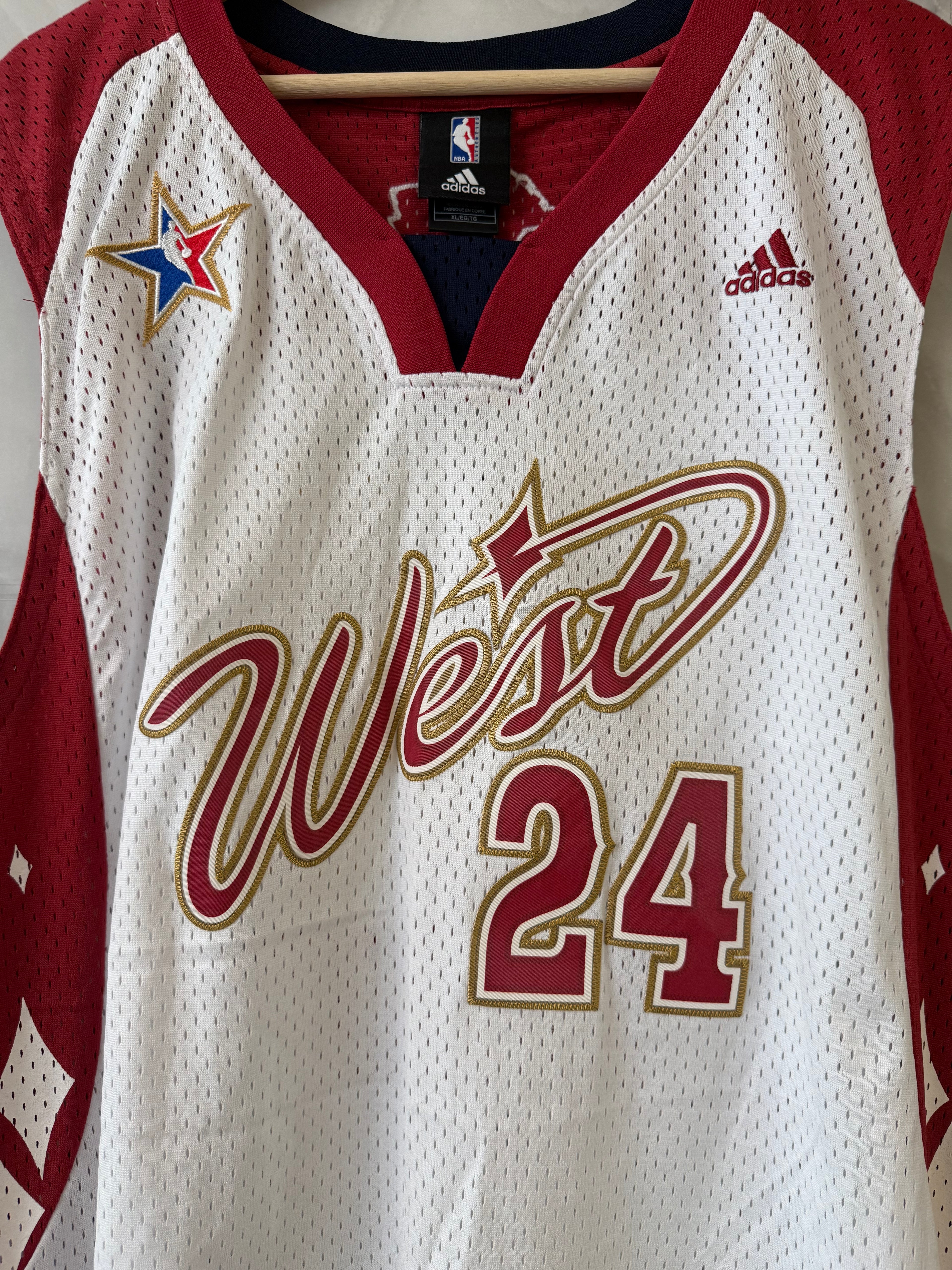 Vintage 2007 Kobe Bryant 24 All Star Game Lakers Adidas Jersey