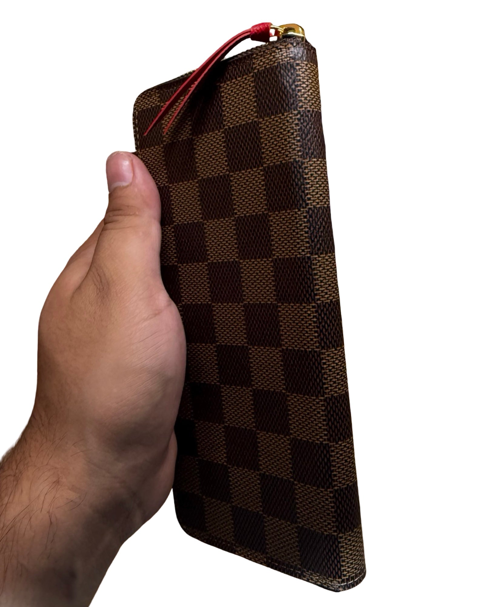 Louis Vuitton Damier Ebene Clemence Cherry Wallet