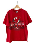 Camiseta promocional vintage de los New Jersey Devils de los 90