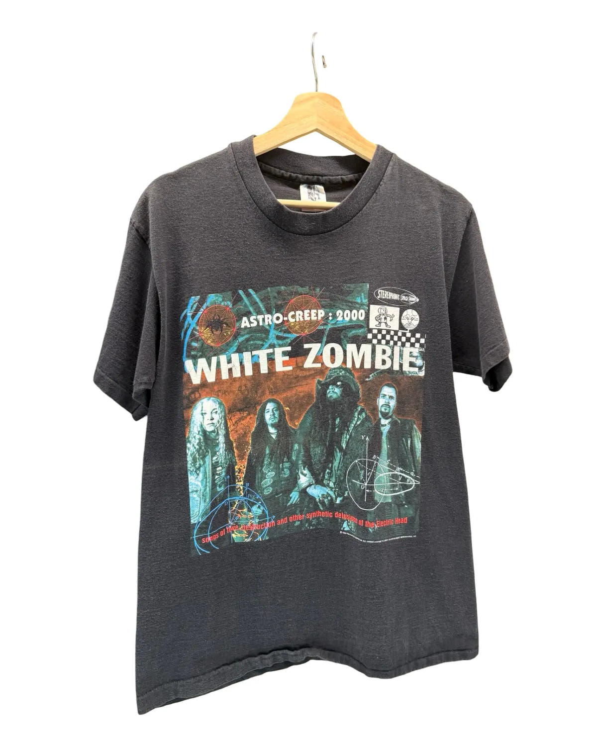 Vintage 1995 White Zombie Astro Creep Tour Tee 3rdStrike
