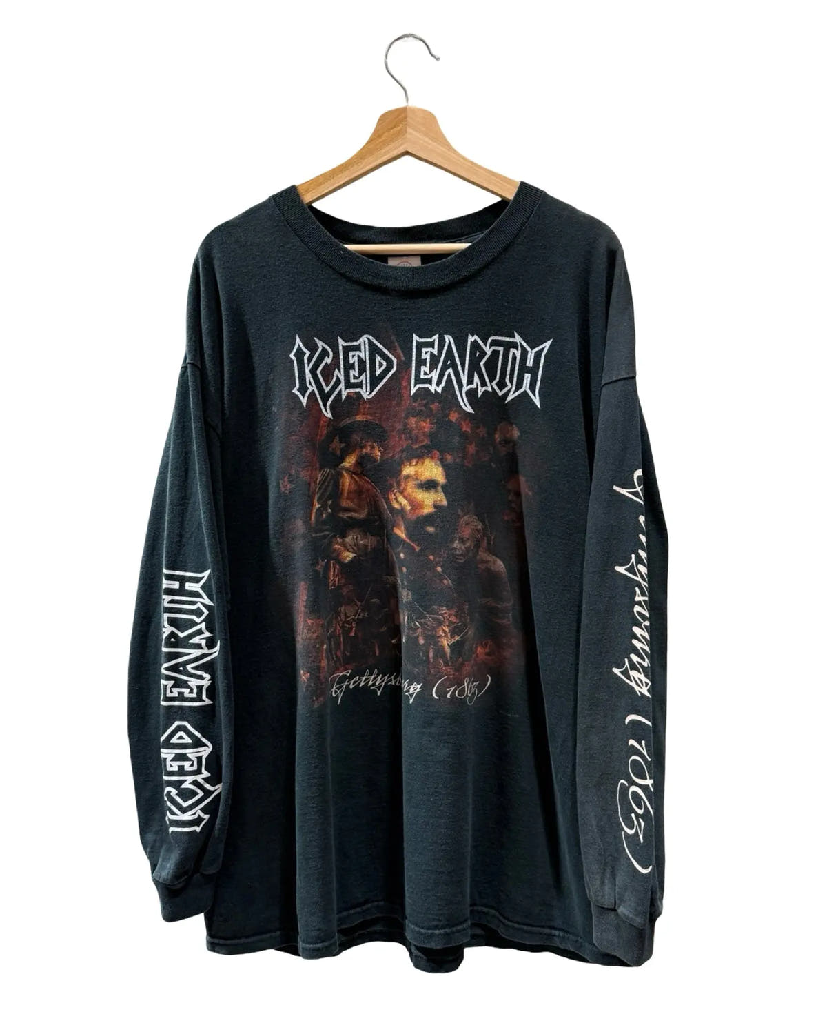 Vintage 2004 Iced Earth Gettysburg Metal Band Tee 3rdStrike