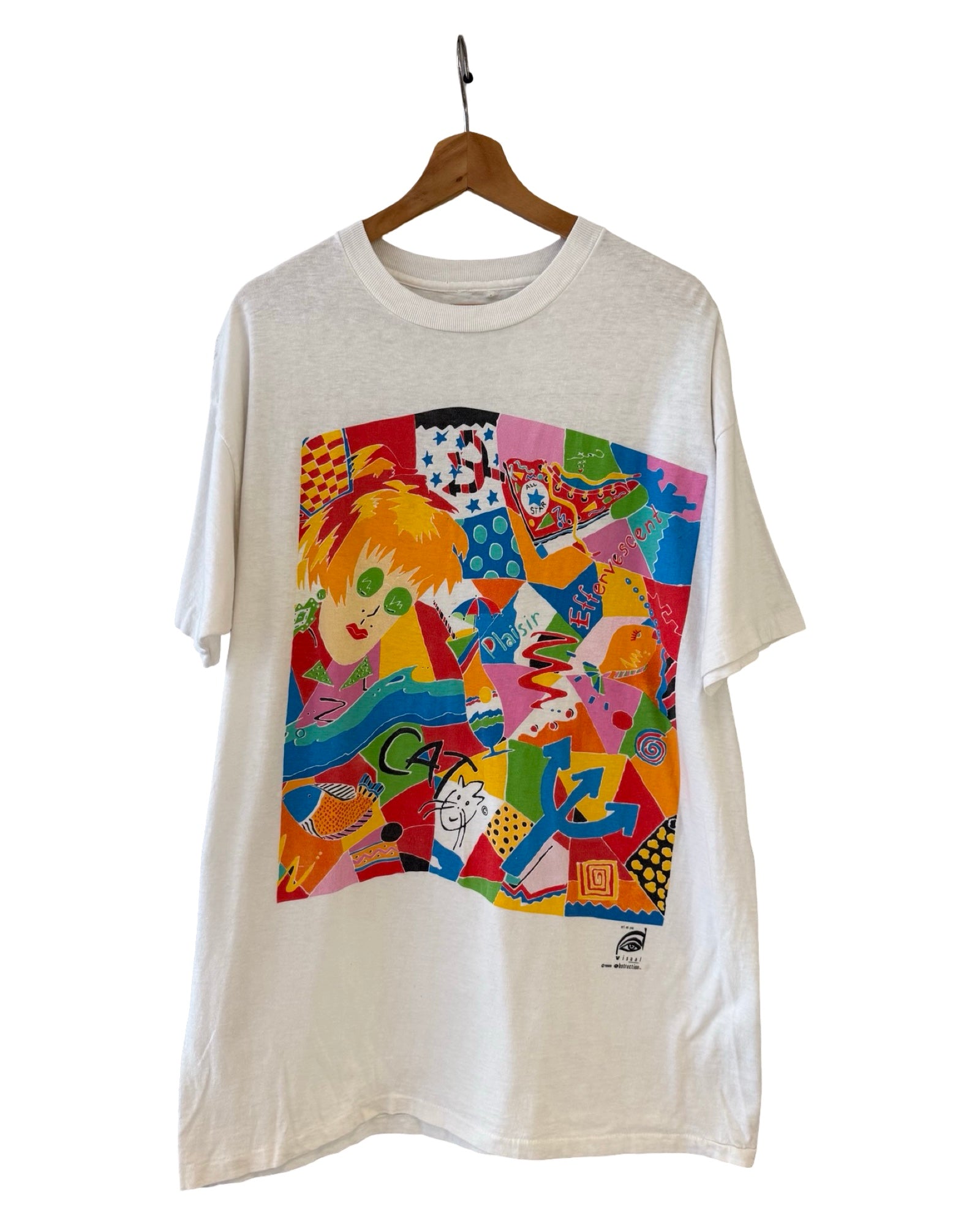 Vintage 1988 Art On You Visual Obstruction Tee