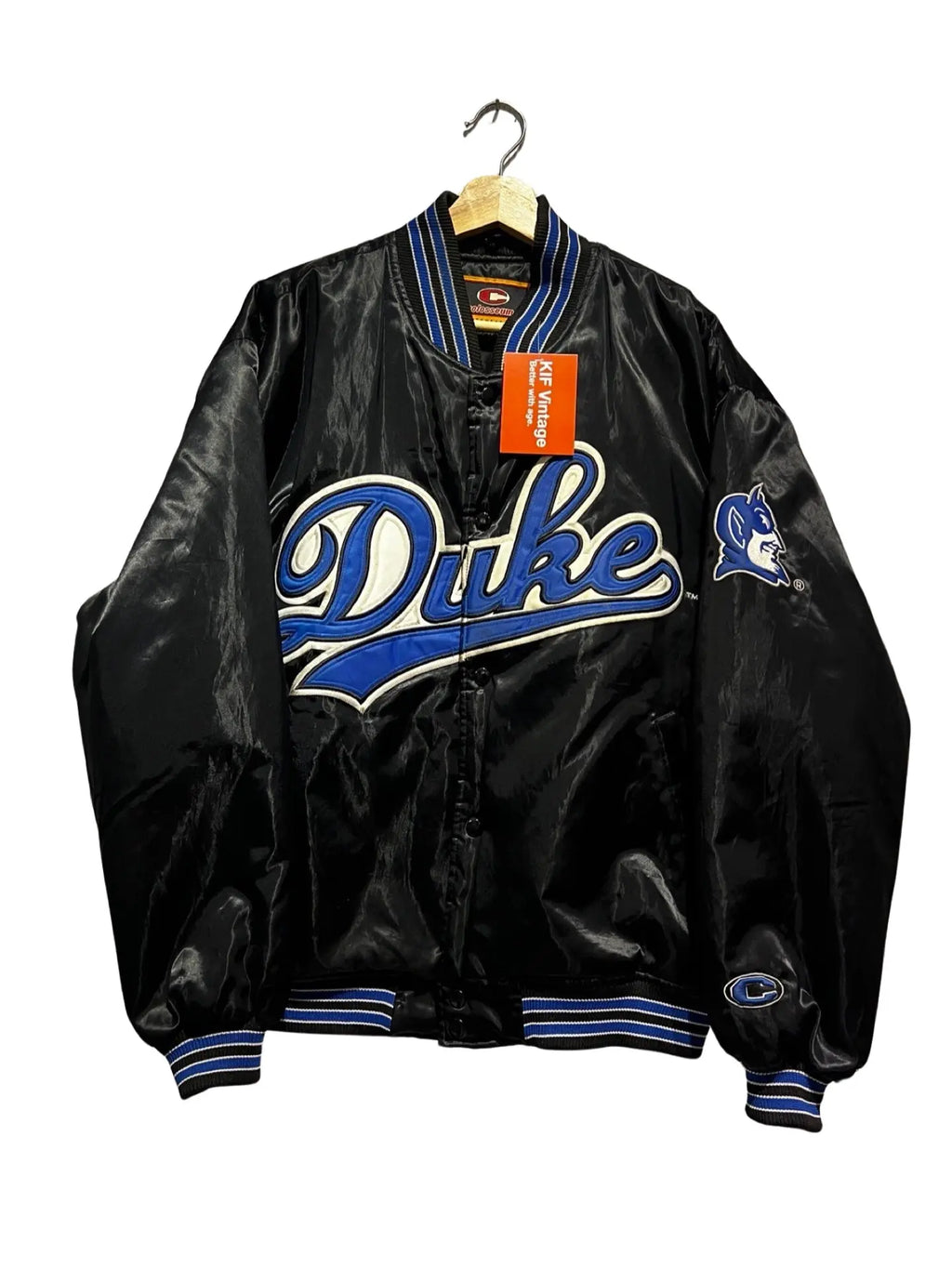 Vintage 90s Duke Blue Devils Satin Jacket KIF Vintage