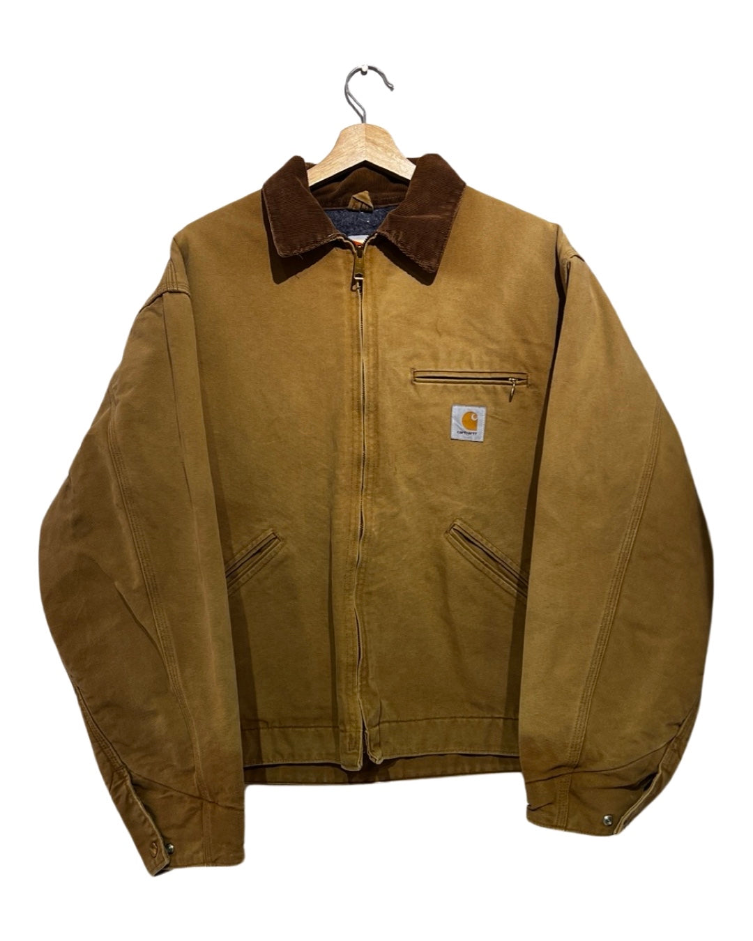Vintage 90s Carhartt Detroit Tan Zip Up Jacket KIF Vintage