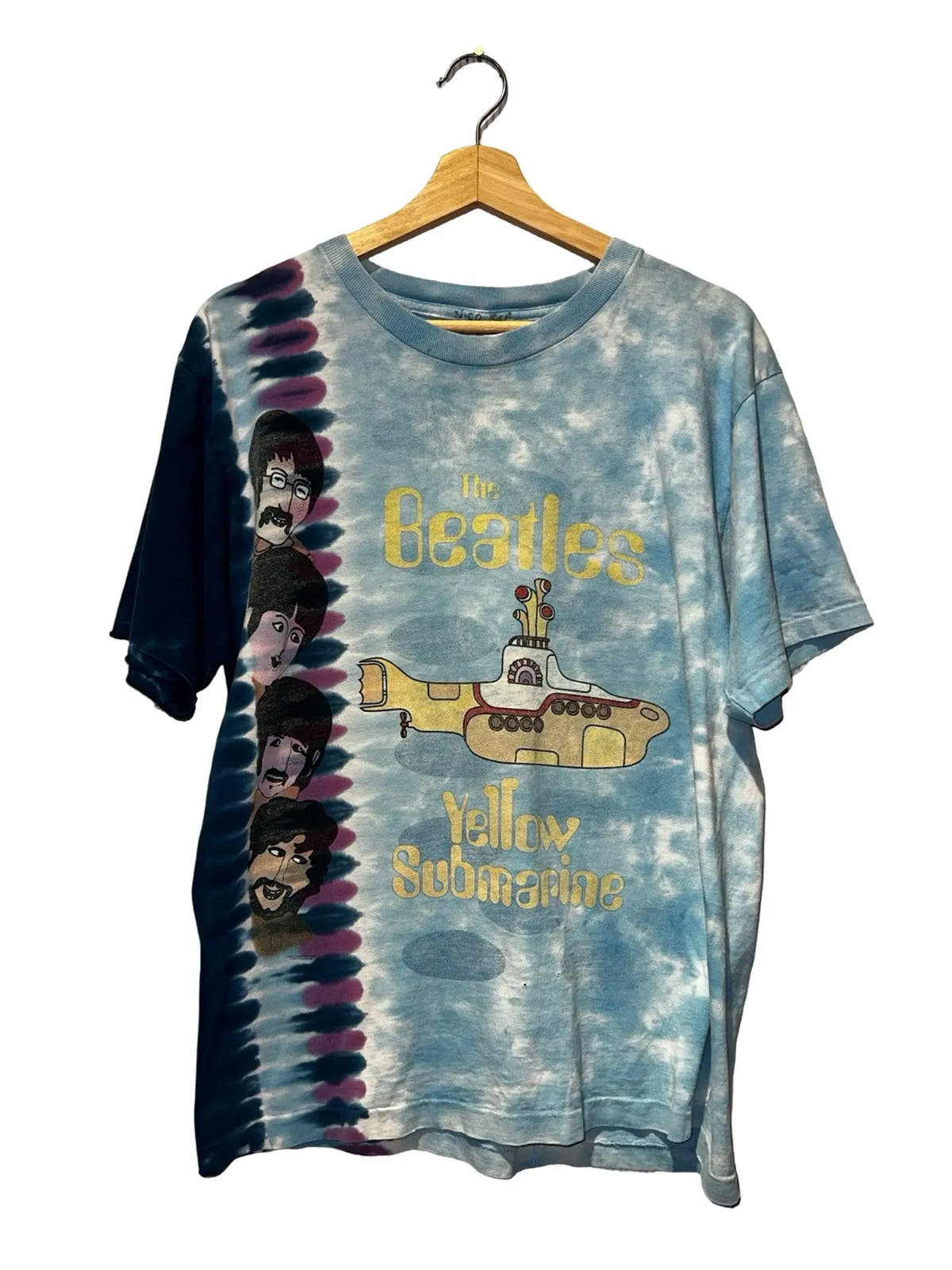 Vintage y2k The Beatles Yellow Submarine Liquid Blue Tee 3rdStrike