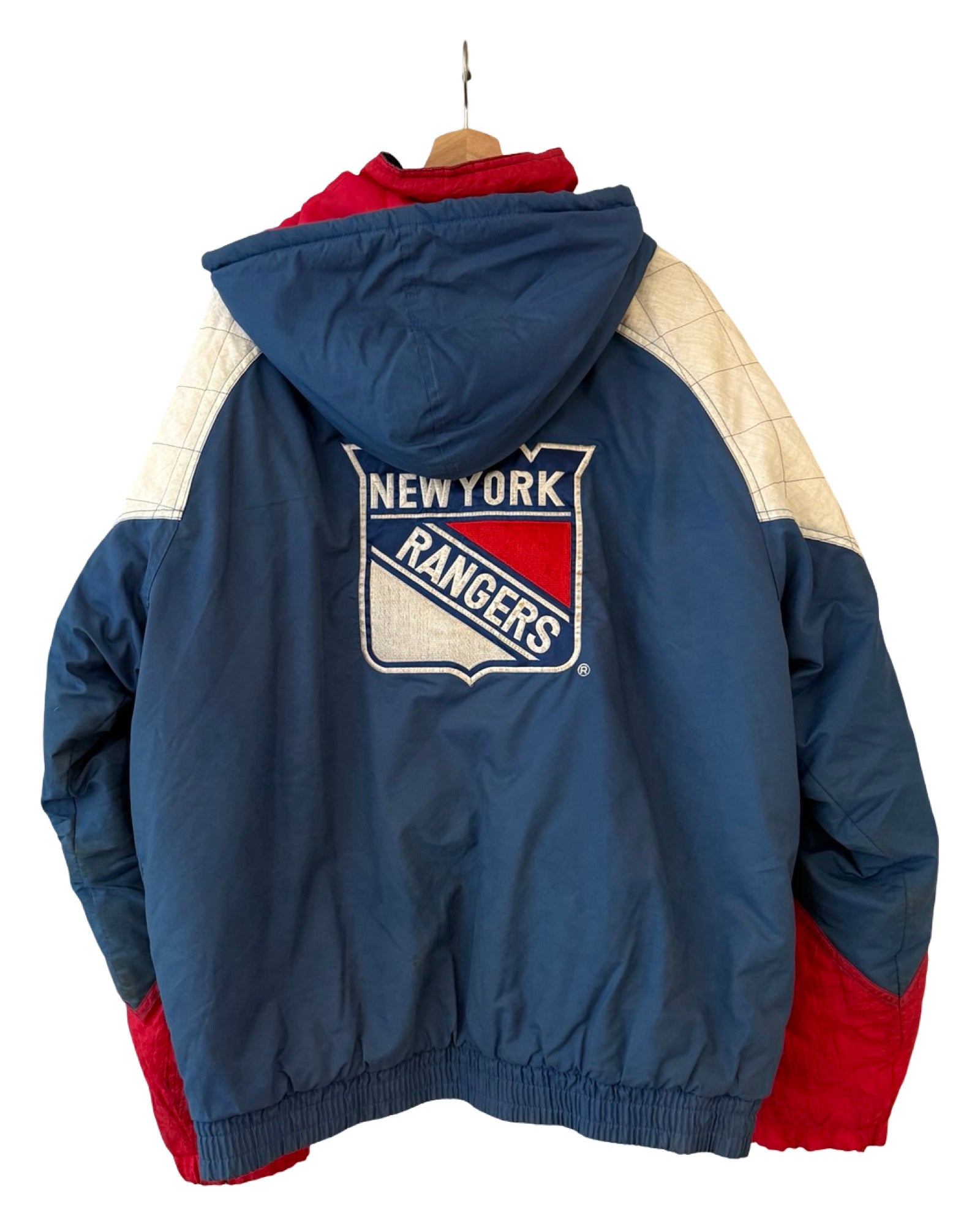 Vintage 90s New York Rangers Starter Puffer Jacket