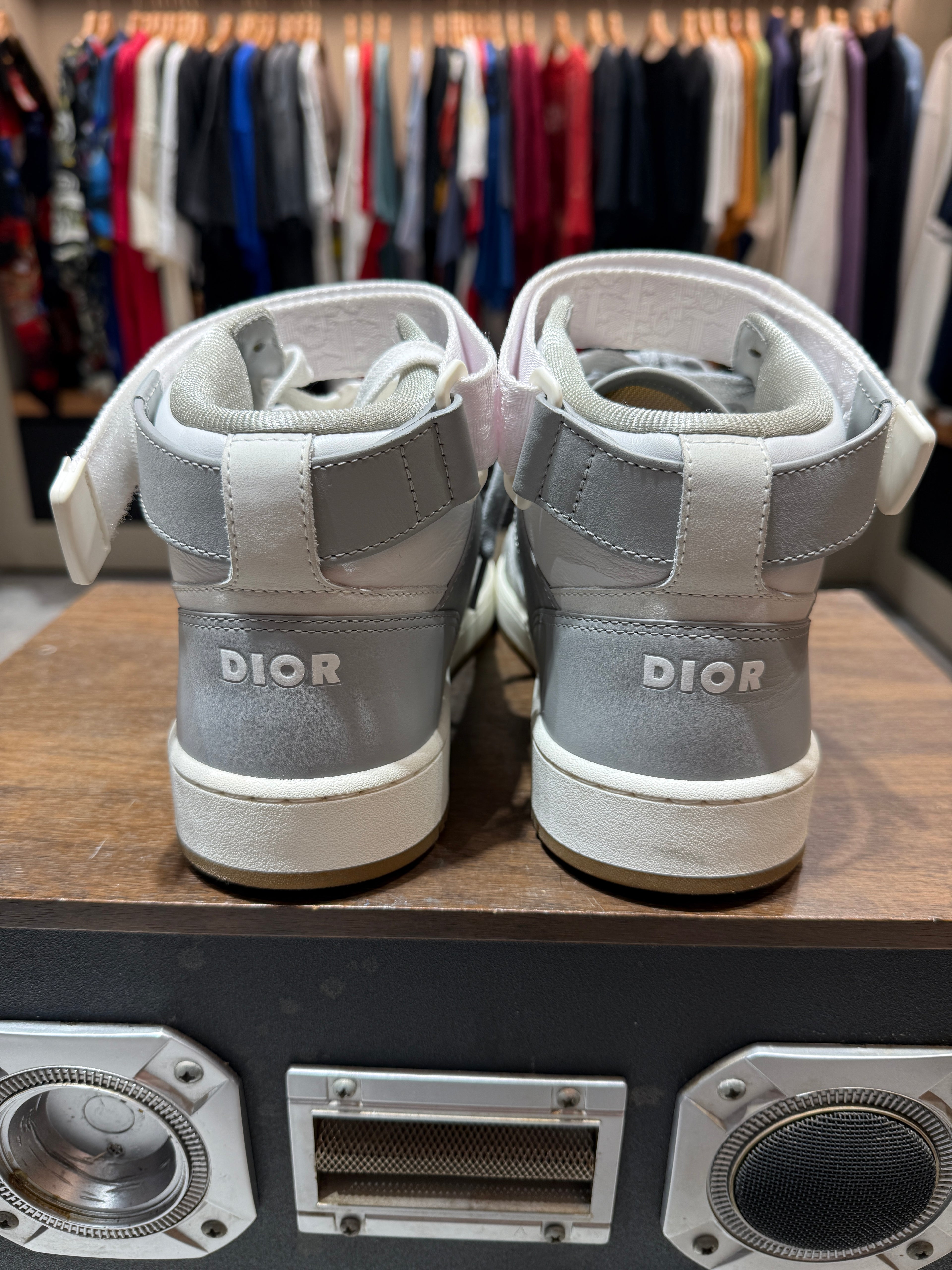US 9 Dior B27 High Oblique Grey Sneakers KIF Vintage