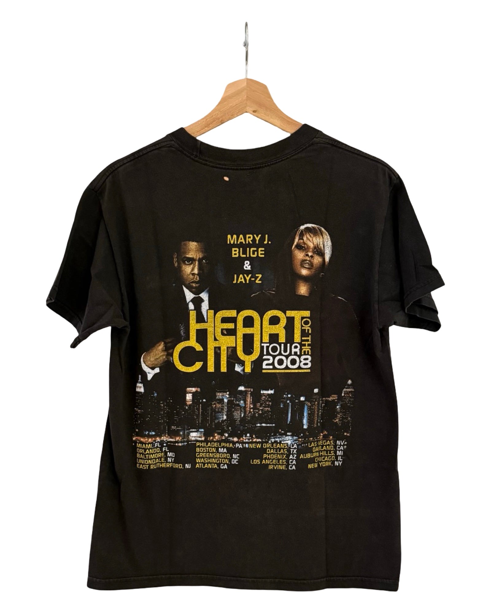 Vintage 2008 Jay Z & Mary J Blige Heart Of The City Tour Hip Hop
