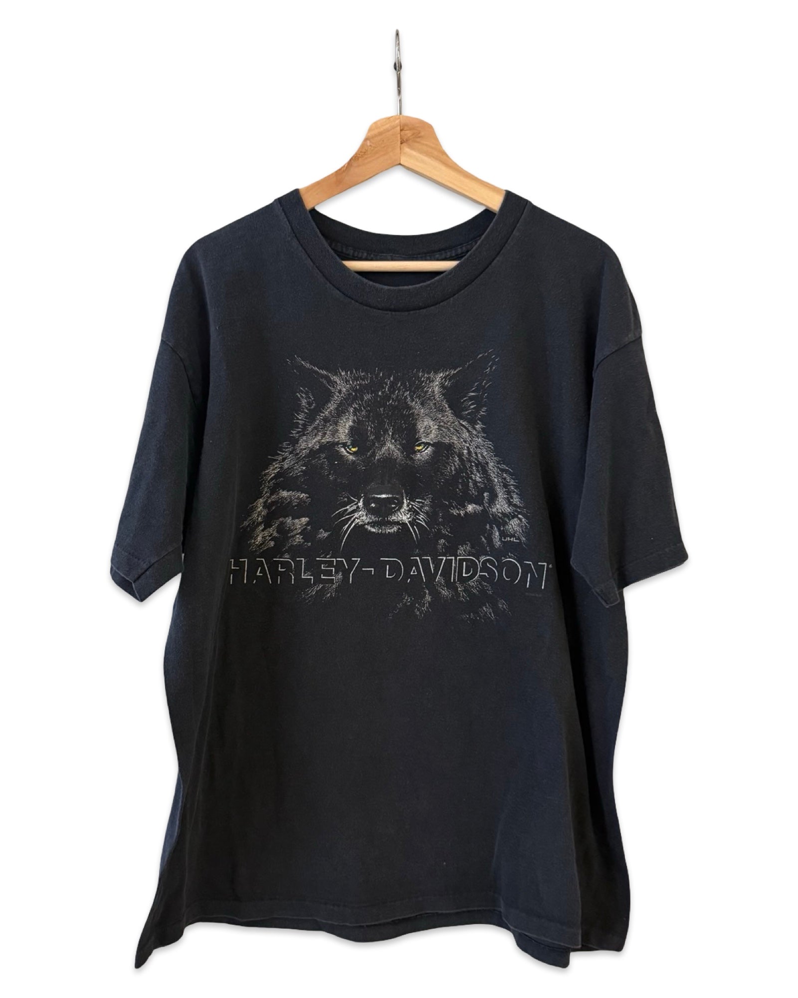 ビンテージ 1997年 ハーレーダビッドソン バーテルズ ウルフ Tシャツ