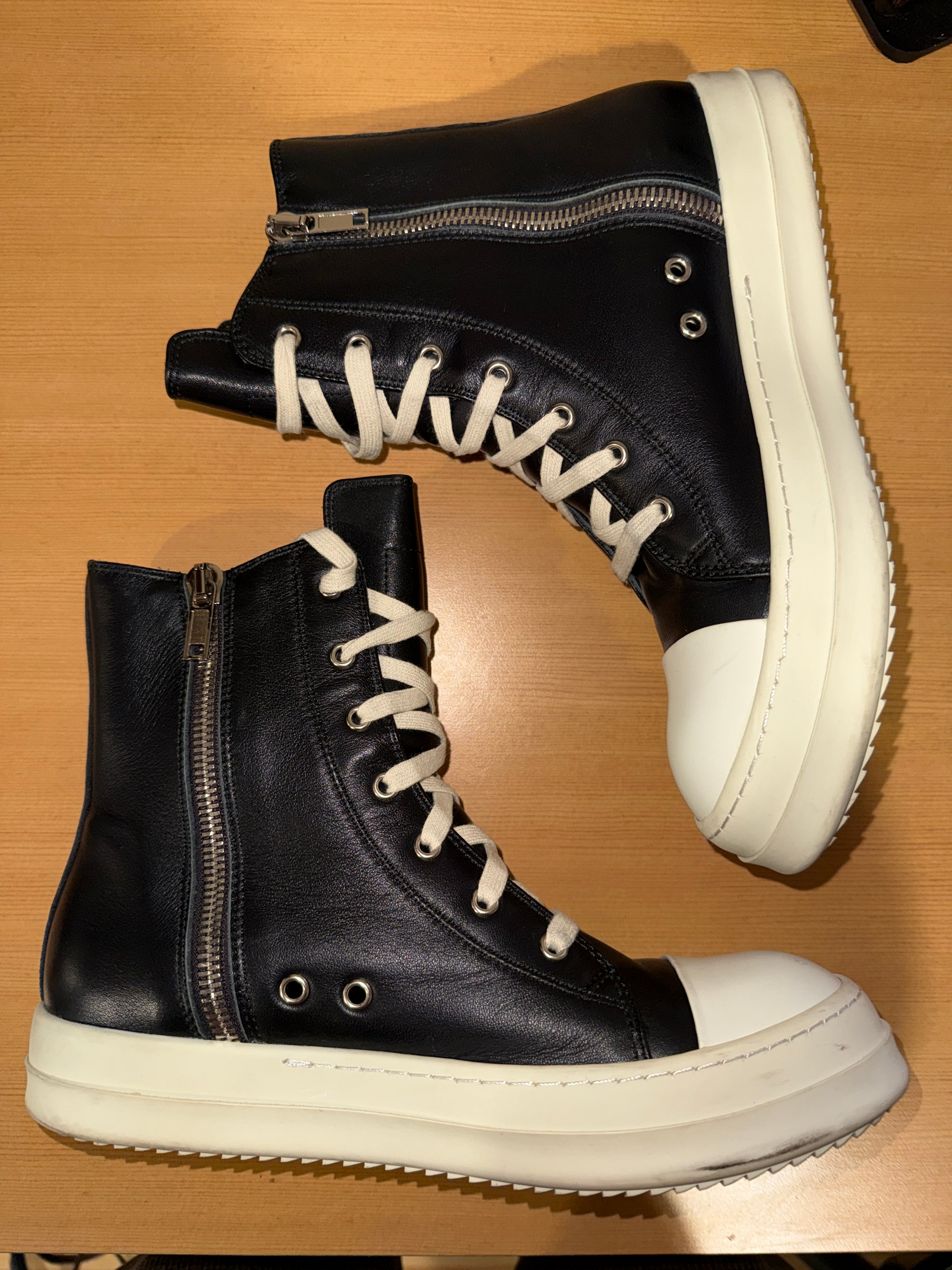 Size 8 Rick Owens Mainline Ramones High KIF Vintage