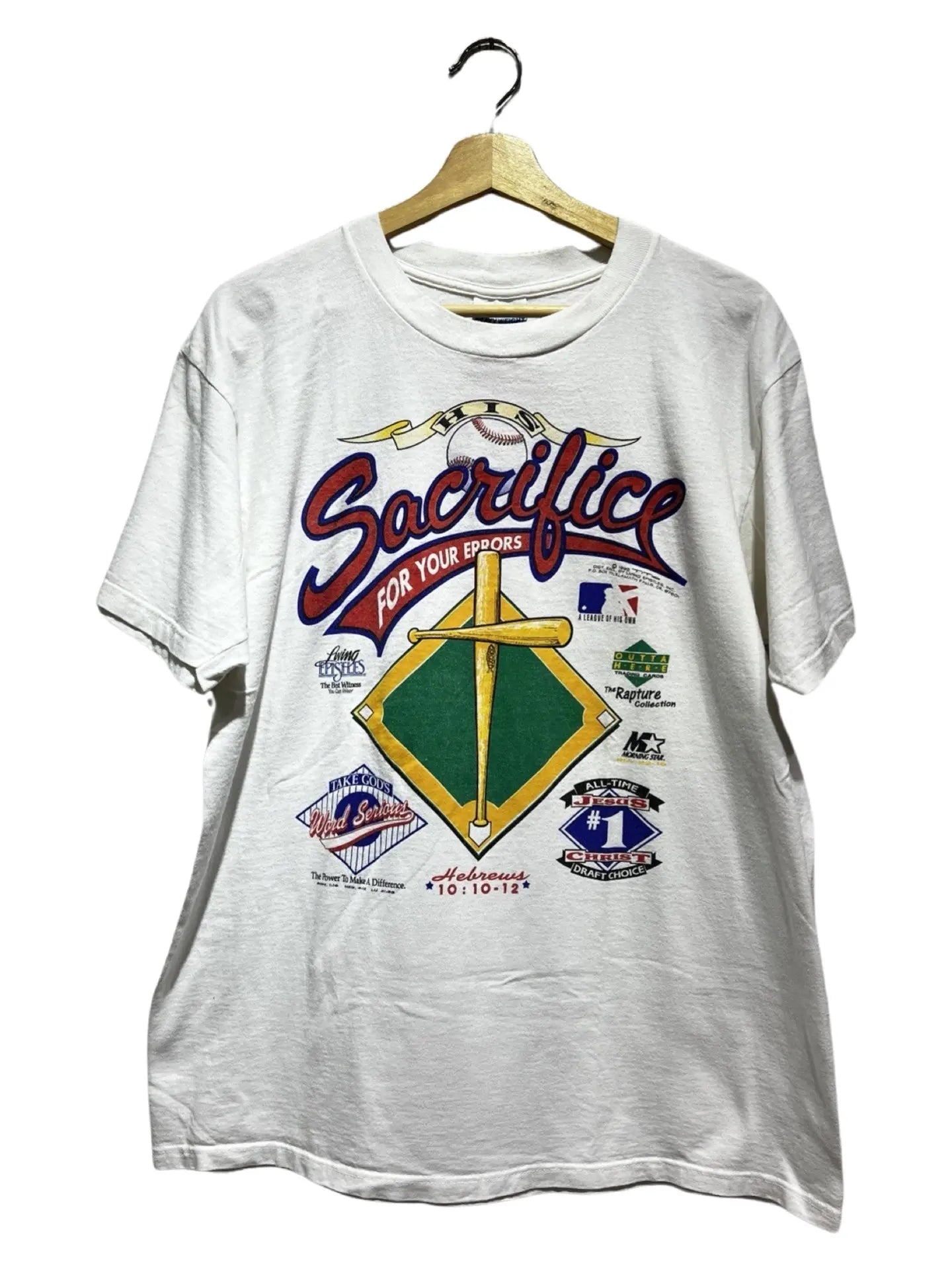 Vintage 1993 Jesus Sacrifice Baseball Tee KIF Vintage