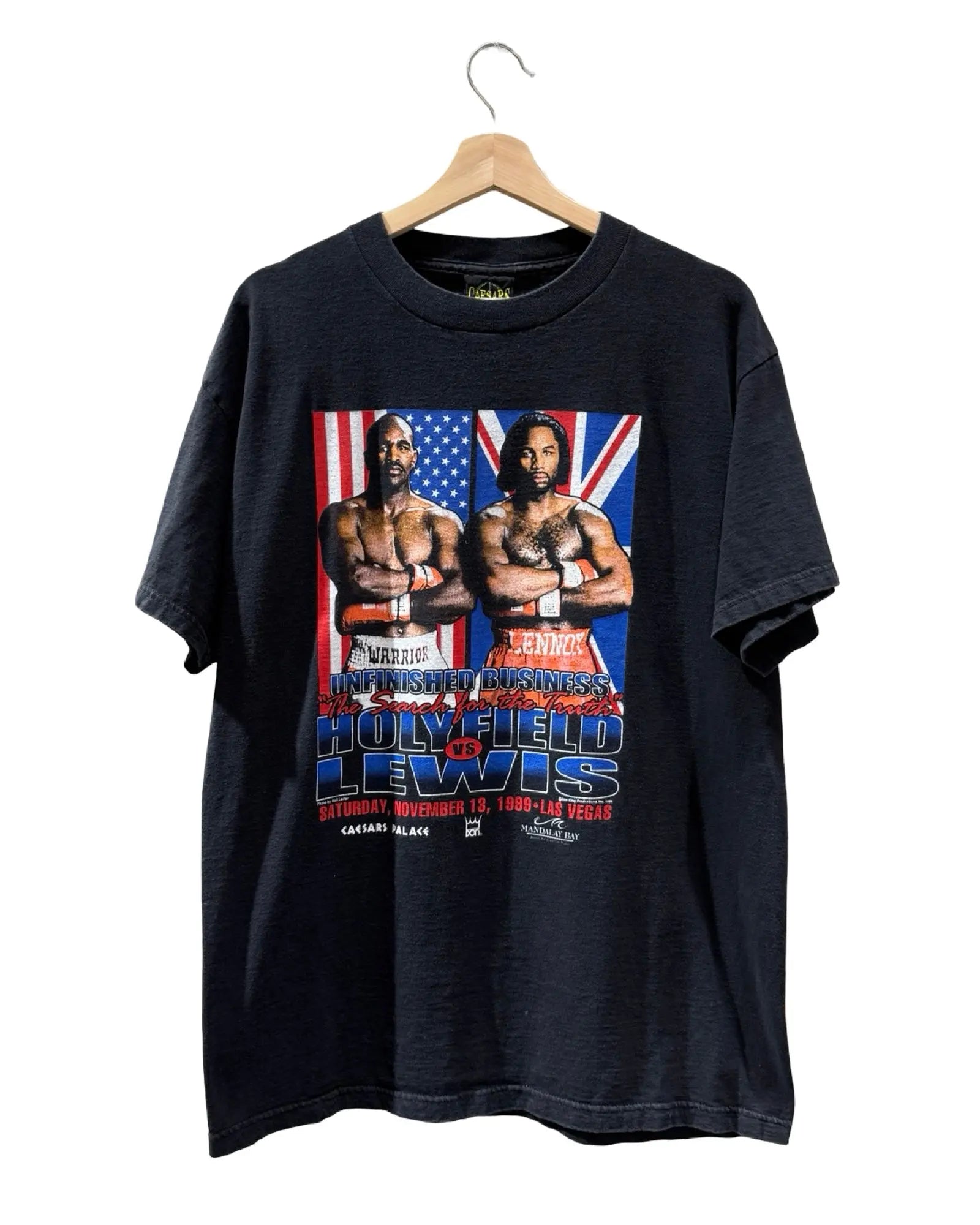 Vintage 1999 Holyfield vs Lewis Boxing Promo Tee KIF Vintage