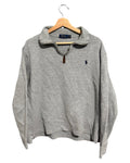 Vintage Polo Ralph Lauren Gray Quarter Zip