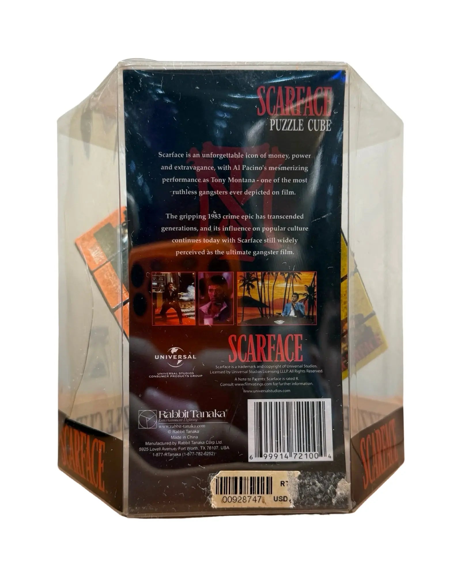 Vintage Scarface Rubix Puzzle Cube KIF Vintage