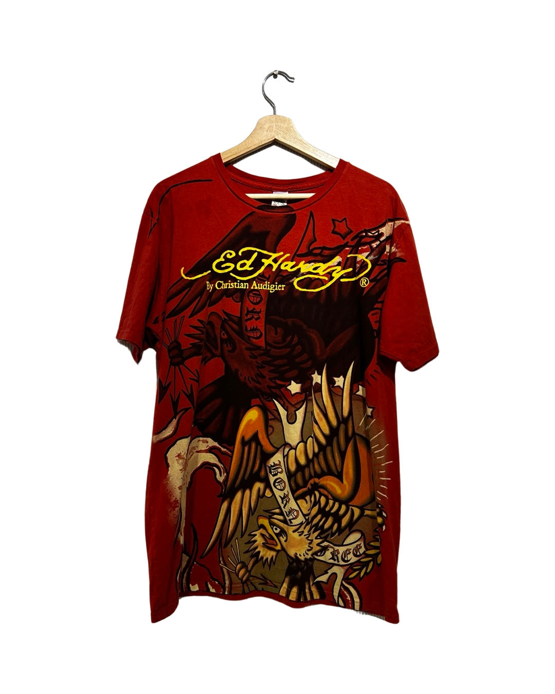 BJ ed hardy red short sleeve aop 3rdStrike