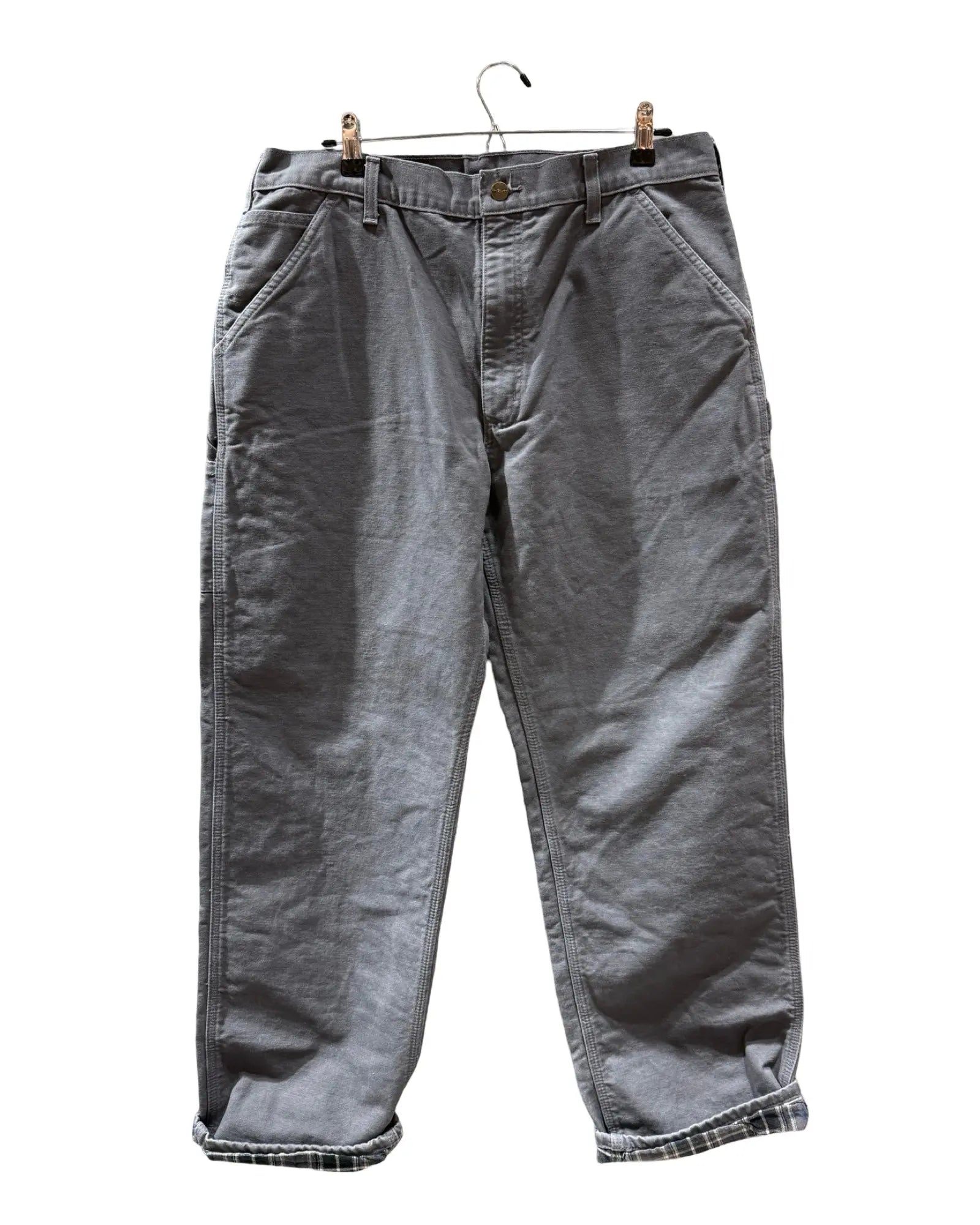 Vintage Carhartt Gray Flannel Lined Carpenter Pants KIF Vintage
