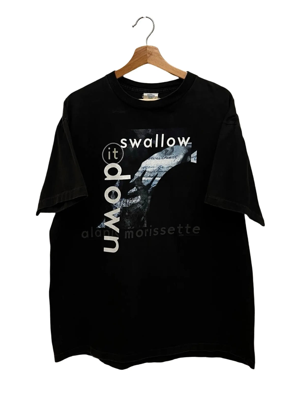 Vintage 1996 Alanis Morissette Swallow It Down Can't Not Tour Tee 3rdStrike