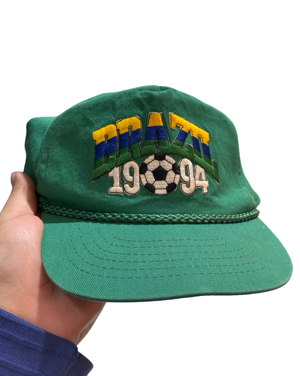 Vintage 1994 Brazil Fifa World Cup Soccer Snapback Hat