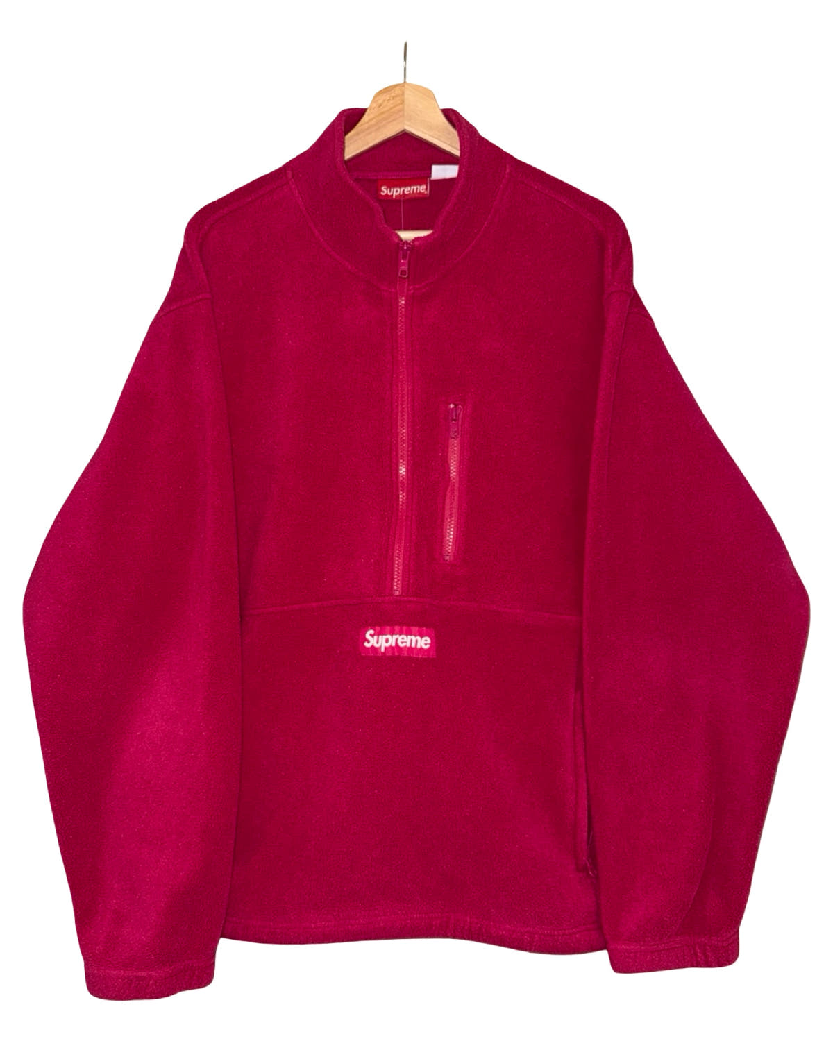 Supreme Pink Polartec Quarter Zip Jacket 3rdStrike