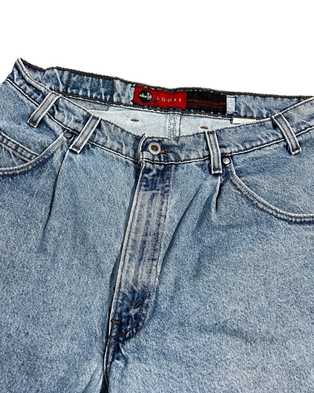 36 Vintage 90s Levi's Silver Tab Blue Shorts KIF Vintage