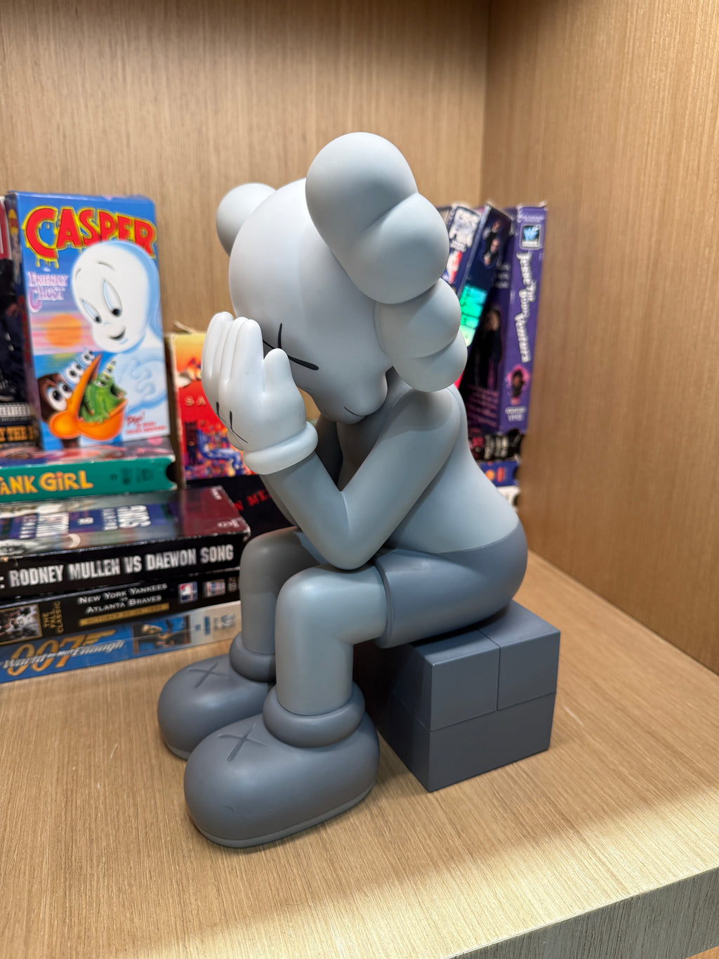2013 KAWS Passing Through Gray Companion Figure KIF Vintage