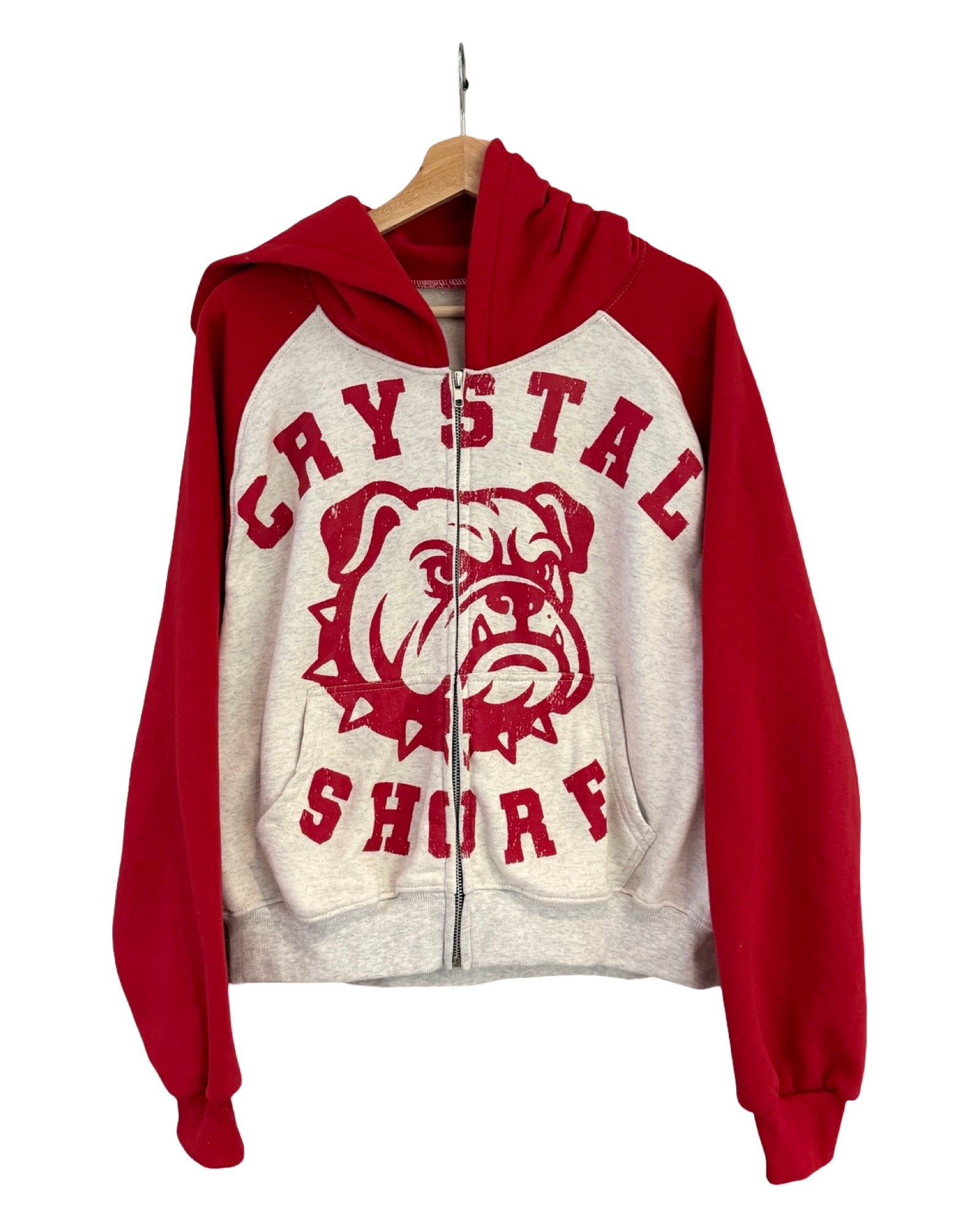 Sudadera con capucha y cremallera Crystal Shore Bulldogs