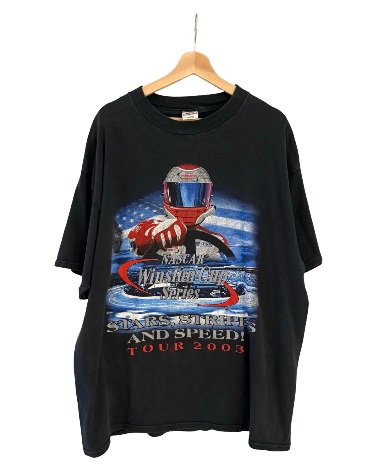 Camiseta vintage de la Nascar Winston Cup Series Stars & Stripes de 2003