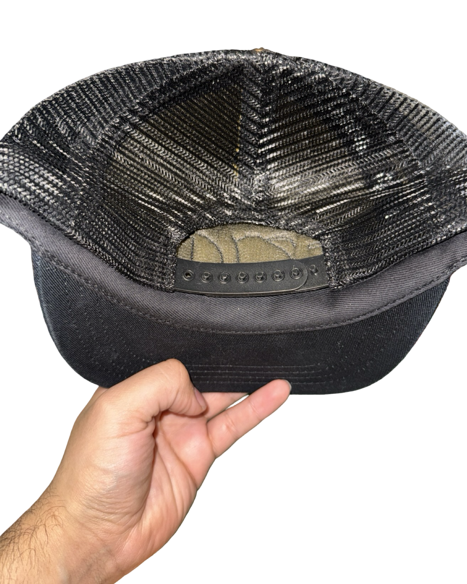 Chrome Hearts FUCK Leather Letters Hat KIF Vintage