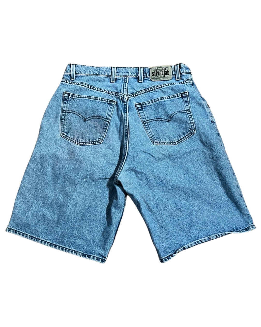 36 Vintage 90s Levi's Silver Tab Blue Shorts KIF Vintage