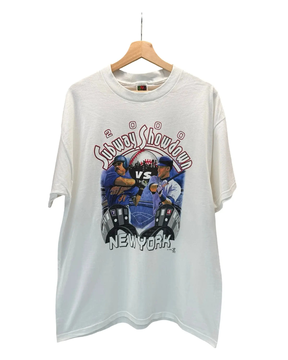 Vintage 2000 DS Yankees Mets Subway Series Showdown Tee 3rdStrike