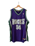 Vintage Ray Allen 34 Milwaukee Bucks Nike Jersey